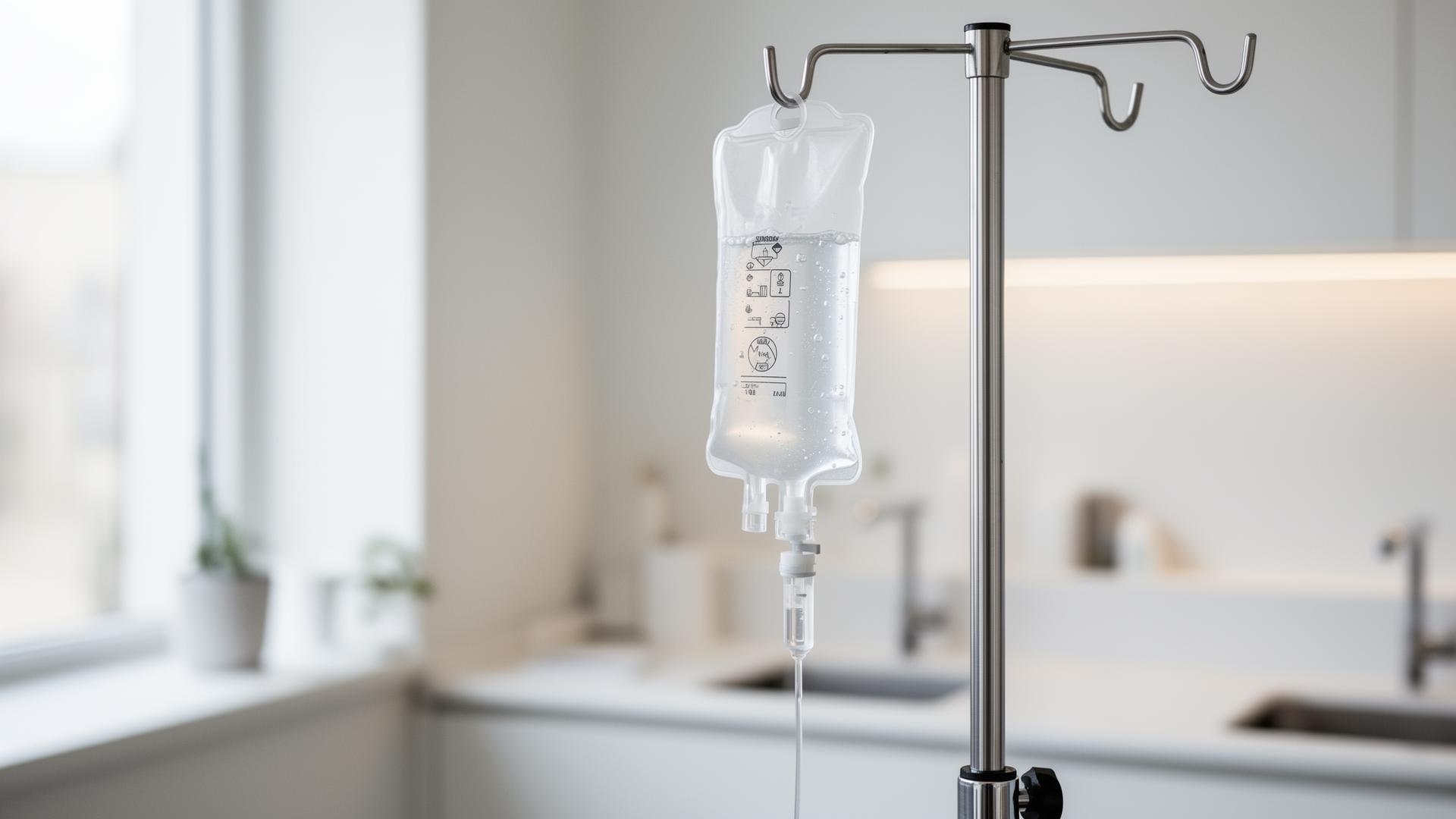 Vitamin C IV-dropp i premium klinikmiljö